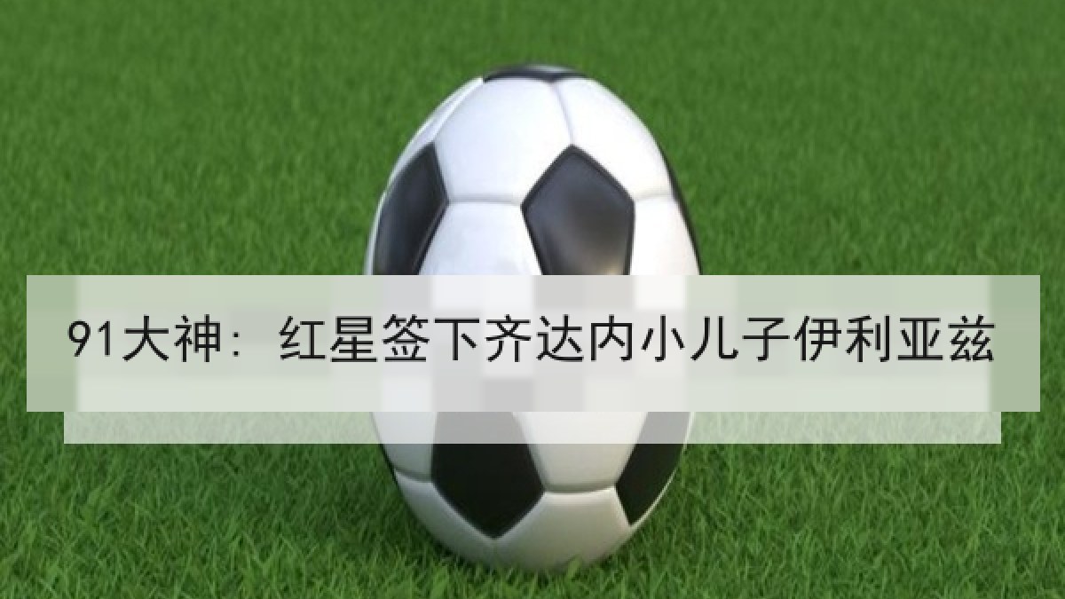 91大神: 红星签下齐达内小儿子伊利亚兹