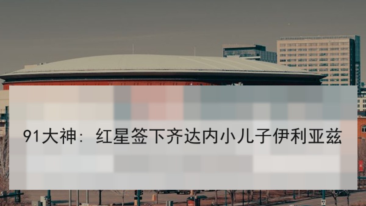 91大神: 红星签下齐达内小儿子伊利亚兹